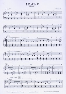 Notenblatt - Groovy Rock Piano