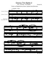 Notenblatt - Groovy Trio Styles 2