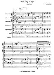 Notenblatt - Waltzing is hip